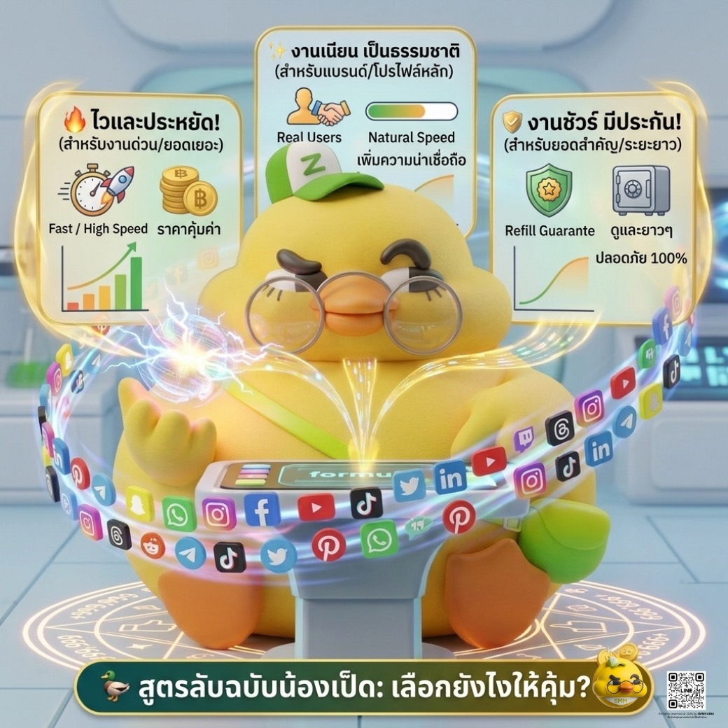 ⚡ ไลก์ไวแสง หรือ ต้องรอ? น้องเป็ดมาเฉลยวิธีเลือกบริการให้ปังแบบไม่ต้องรอนาน!