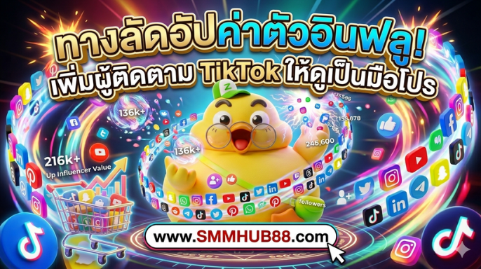 อยากเป็นอินฟู ทำยังไงให้ปัง ให้ smmhub88 ช่วยคุณสิ